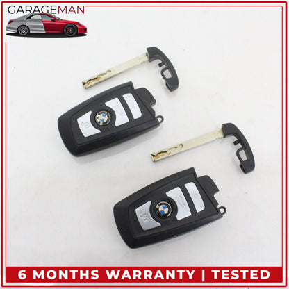 2011-2016 BMW 550i Keyless Entry Smart Remote Key Fob Set of 2 8723573 OEM