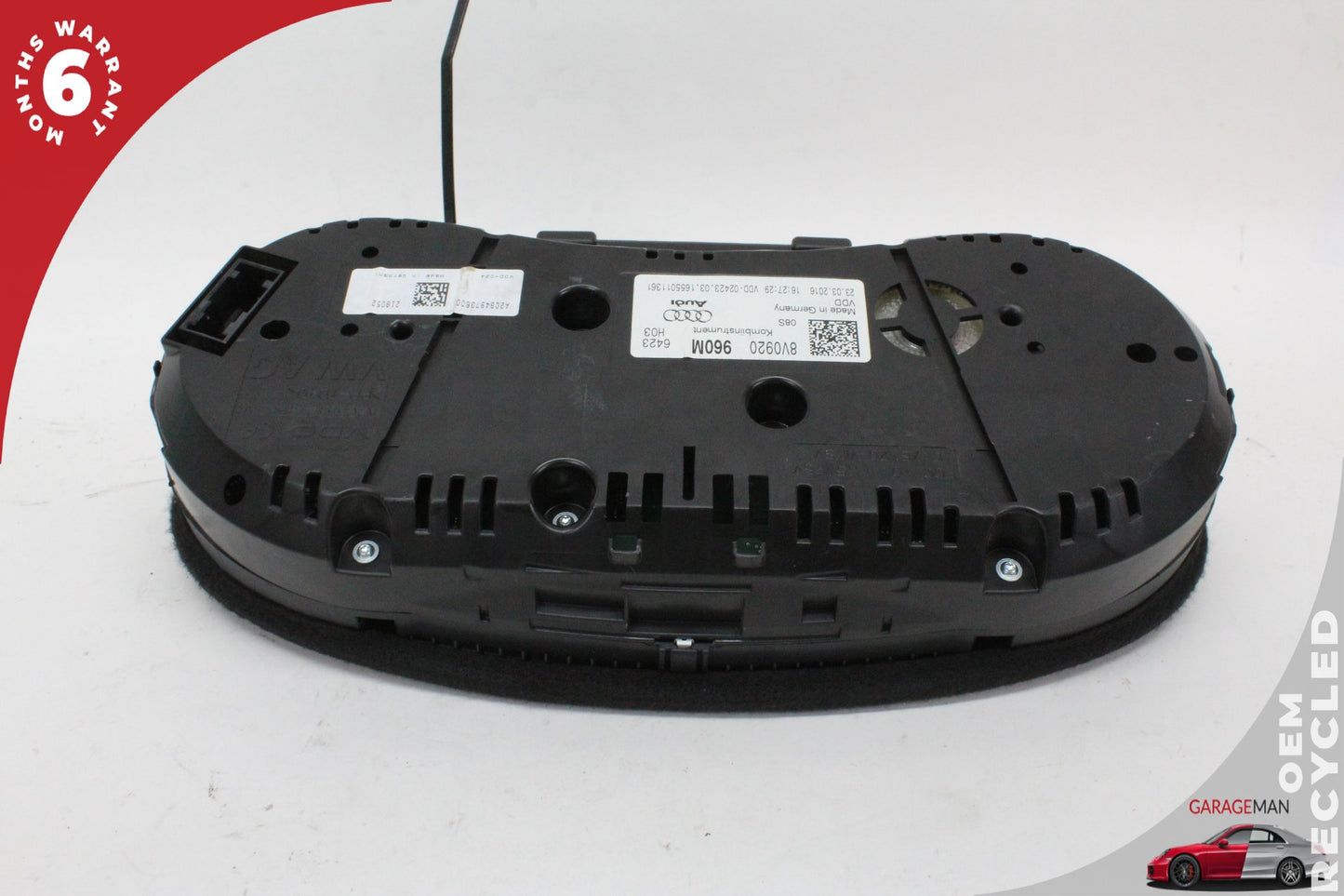 2015-2018 Audi A3 8V Sedan Speedometer Instrument Cluster 8V0920960M OEM