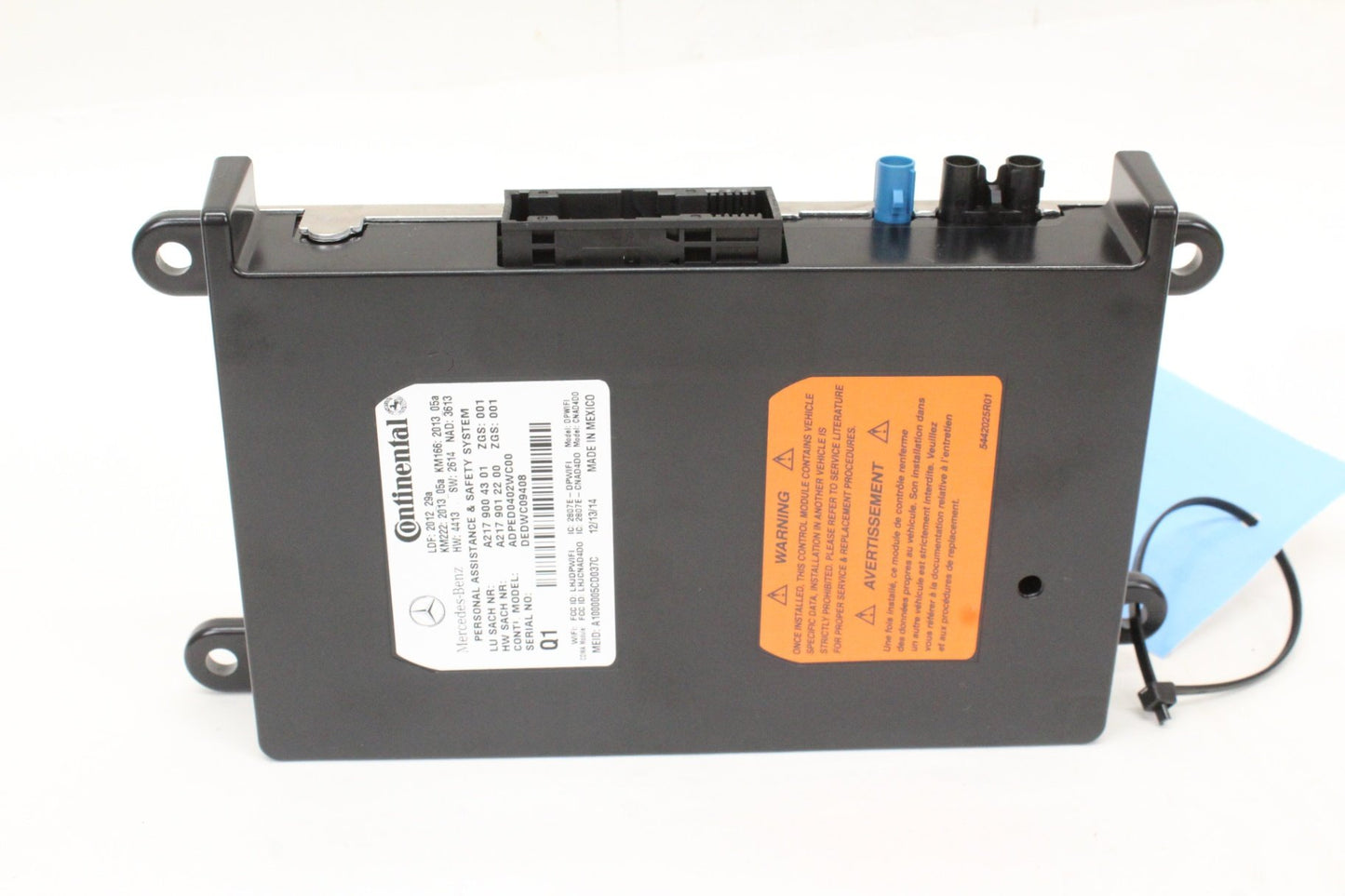 2010-2020 Mercedes-Benz C300 W205 Communication Control Module 2179004301