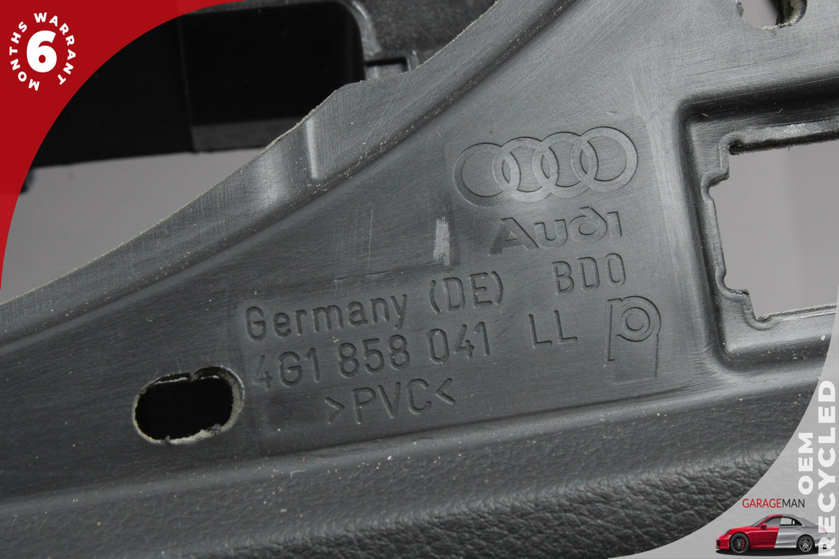 2014 Audi A6 Sedan Dashboard Dash Board Panel w/o Airbag 4G1857001 Dakota Gray Metallic OEM