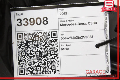 2015-2018 Mercedes-Benz C300 W205 Rear Center Console A/C Air Vent Trim 20581000