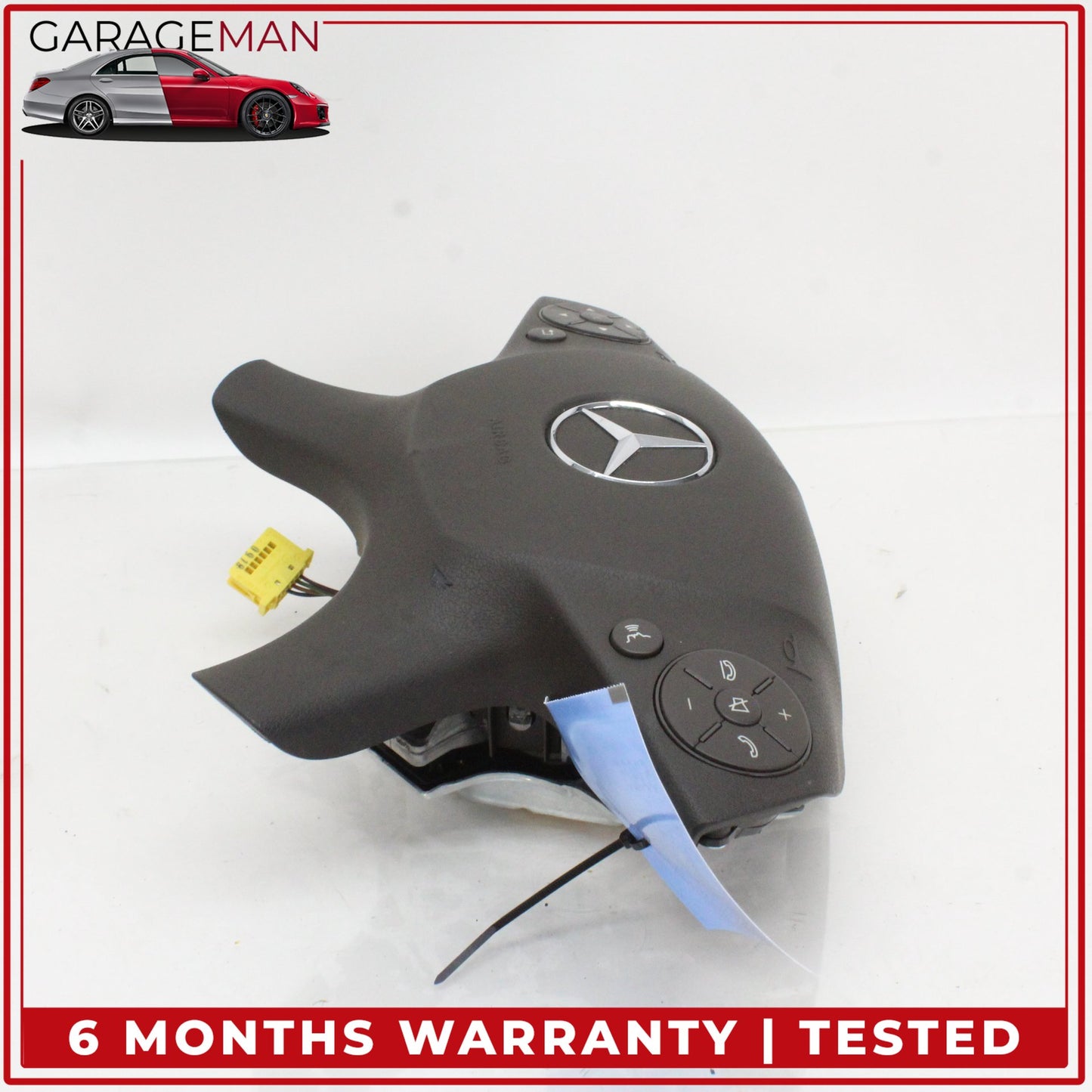 2008-2011 Mercedes W204 C300 Front Left Steering Wheel Airbag 0008605602 OEM