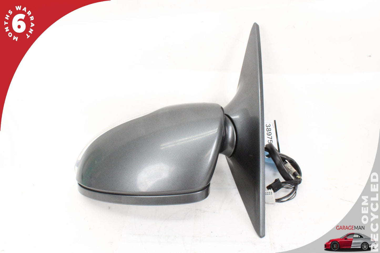 2006-2008 Mercedes W219 CLS500 Front Left Side Door Rear View Mirror Gray OEM