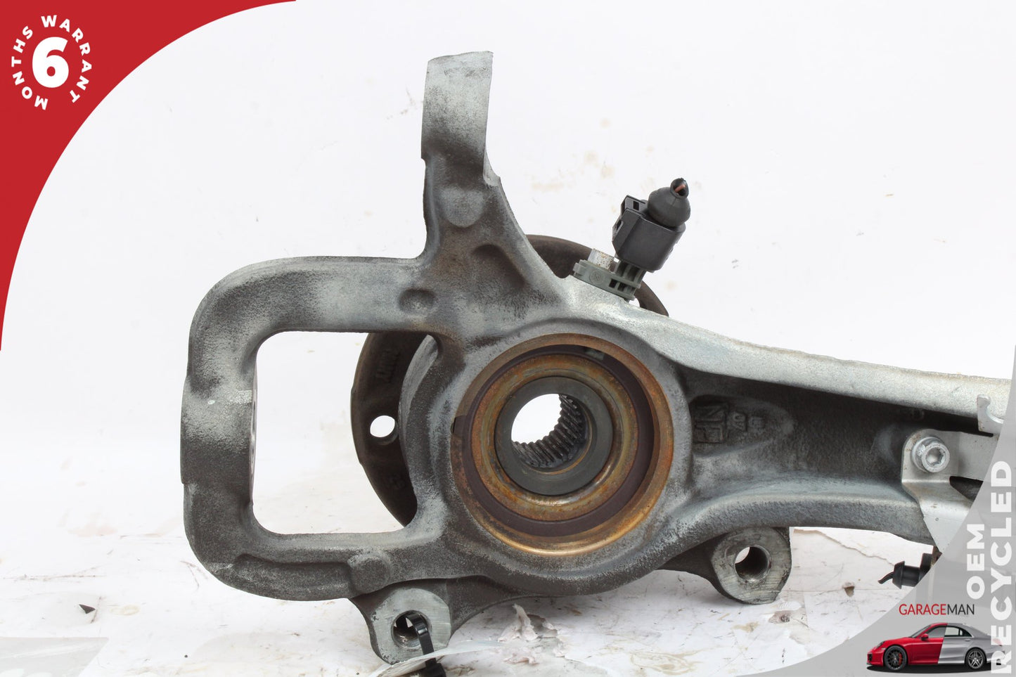 2003-2010 Audi Q7 AWD 3.6L Front Left Spindle Knuckle Wheel Hub 7L0407257A OEM