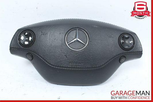 07-10 Mercedes W221 S550 S450 CL550 Steering Wheel Airbag Air Bag Black OEM