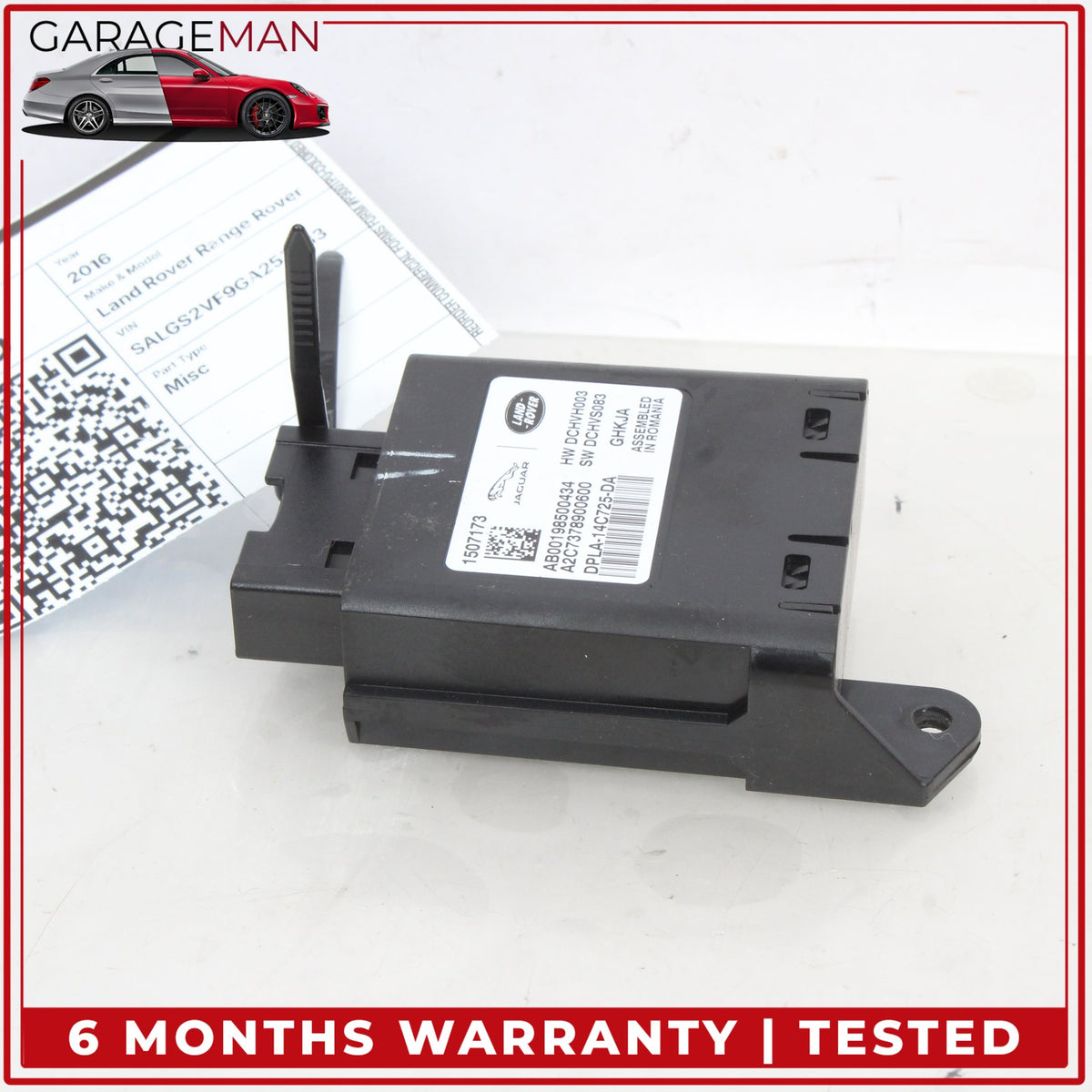 2014-2017 Range Rover L405 Front Left or Right Side Seat Heat Control Module OEM