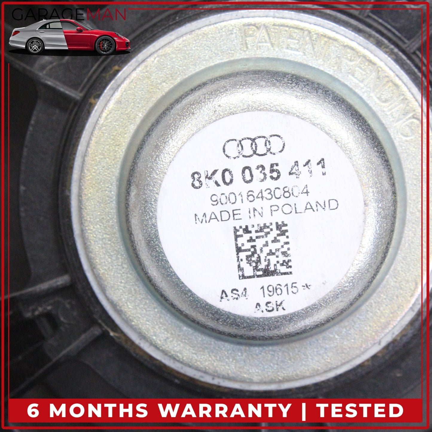 2009-2016 Audi A4 S4 Rear Left and Right Side Door Audio Speaker 8K0035411 OEM