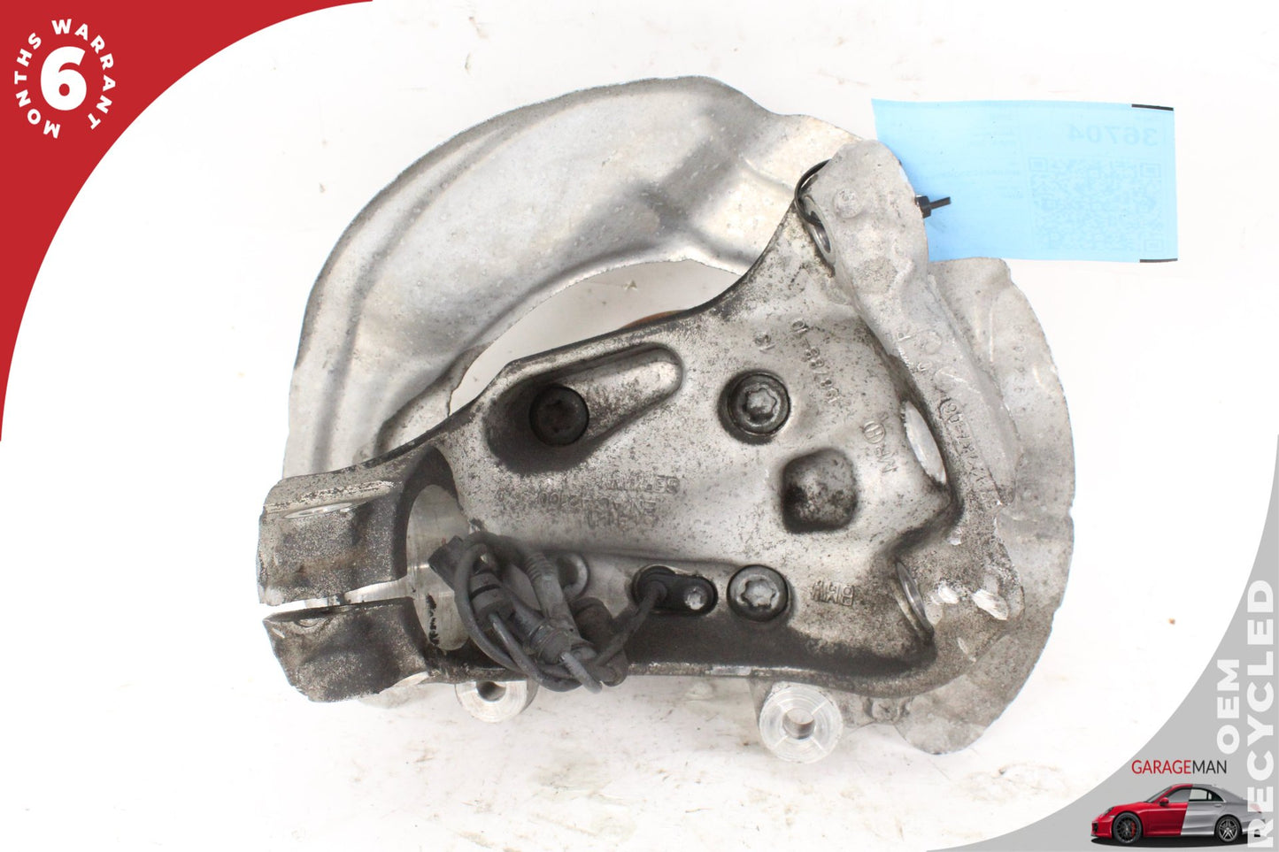 2012-2018 BMW 320i F30 Front Left Side Spindle Knuckle Wheel Hub 6792287 OEM