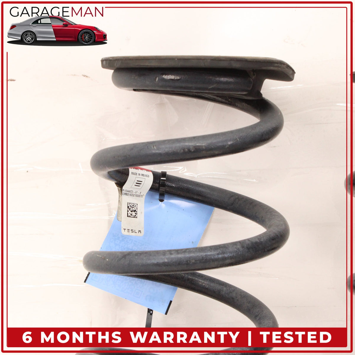 2017-2023 Tesla Model 3 Rear Left and Right Side Coil Spring Set 104447291E OEM