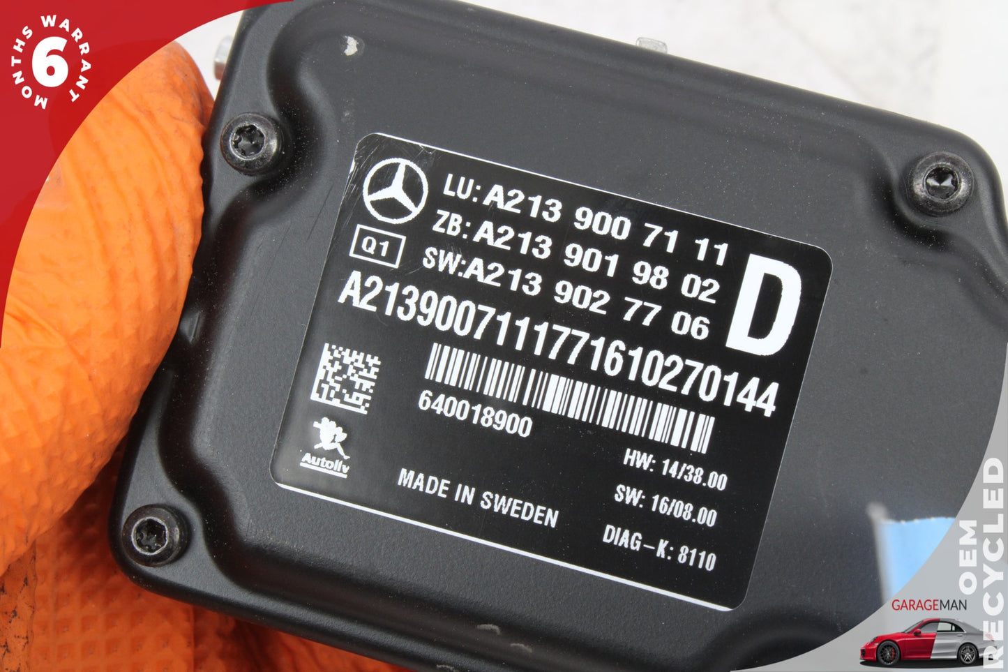 17-19 Mercedes-Benz E400 W213 Wagon Front Windshield Lane Assist Camera 2139007111