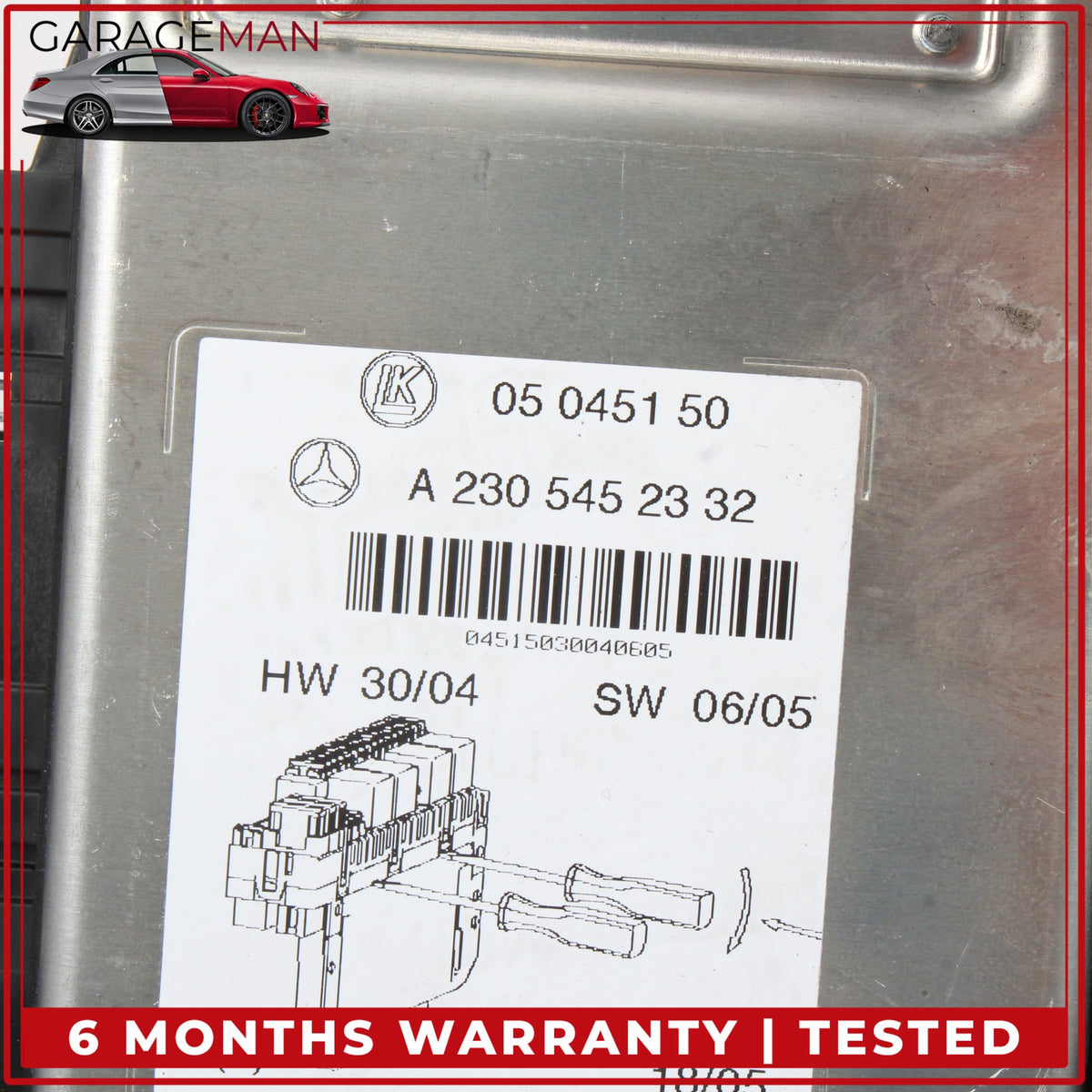 2003-2012 Mercedes R230 SL500 Front Left Side SAM Fuse Box Control Module OEM