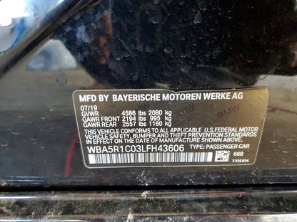 Parting Out- 2020 BMW 330i G20- 141