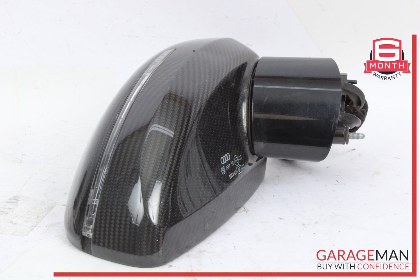 2008-2015 Audi TT 8J Front Right Door Rear View Mirror w/o Mirror Glass OEM