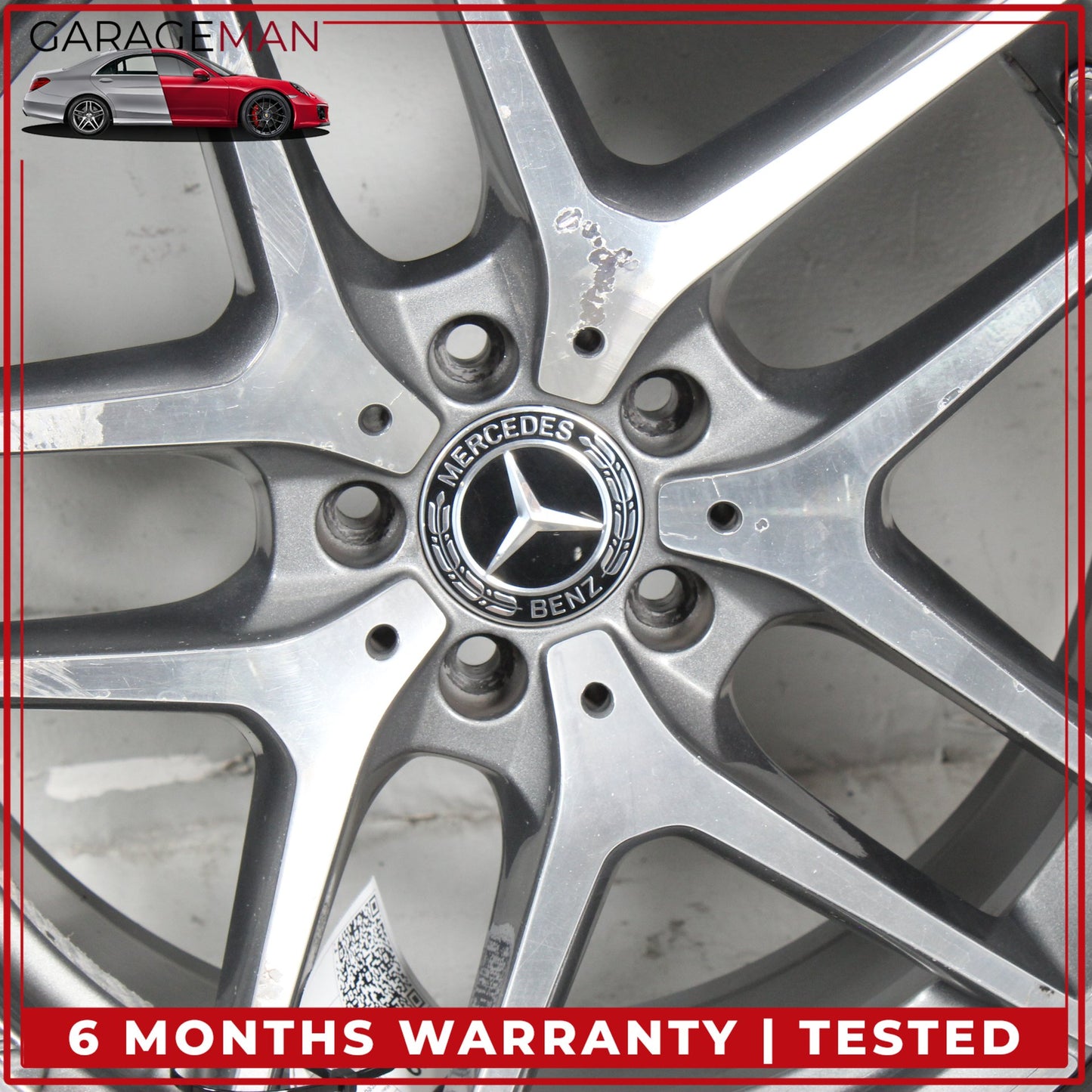 2016-2023 Mercedes X253 GLC300 Wheel Rim w/ Pirelli Tire 8JX19H2 ET38 OEM