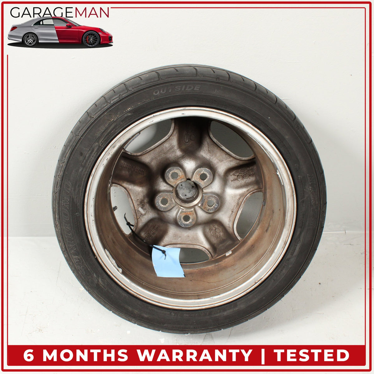 1997-1999 Jaguar XK8 Front or Rear Wheel Rim w/ Tire 8Jx17CHx33 MJA6116AB OEM