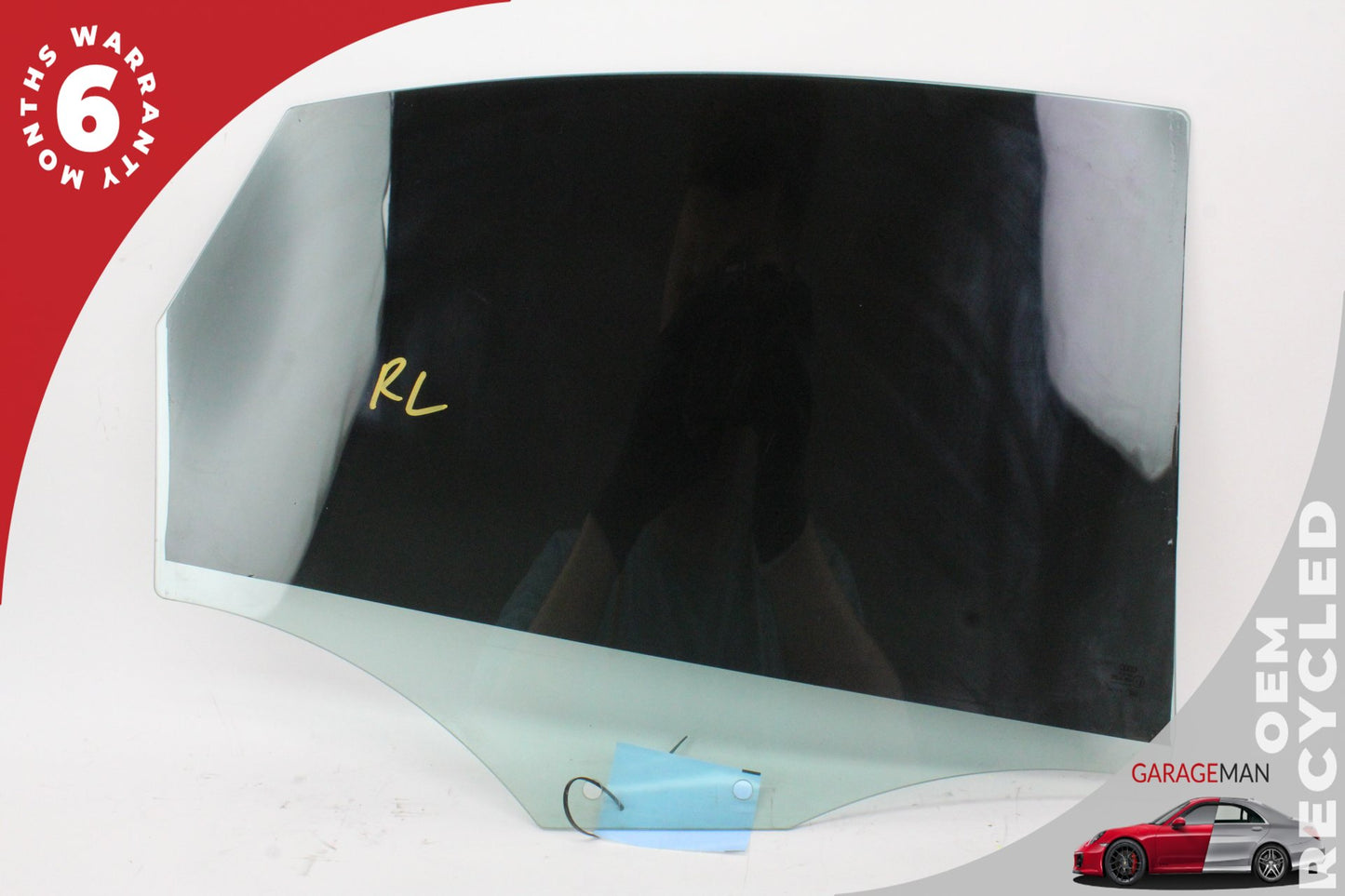 2012-2018 Audi A6 S6 Rear Left Driver Side Door Window Glass 43R00082 OEM