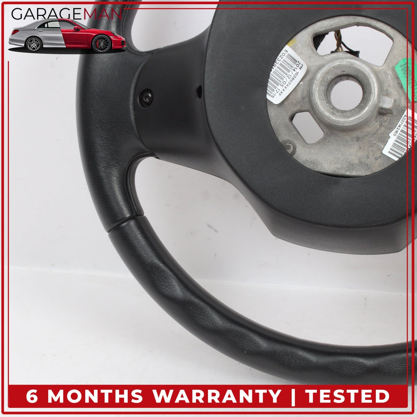 2014-2021 BMW i3 I01 Front Left Driver Side Steering Wheel Black 6870168 OEM