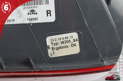 2015-2018 Mercedes W205 C350e C300 C400 LED Tail Light Lamp Rear Right Side OEM