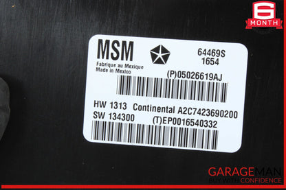 14-20 Maserati Quattroporte Front Left Side Seat Control Module 05026619AJ OEM