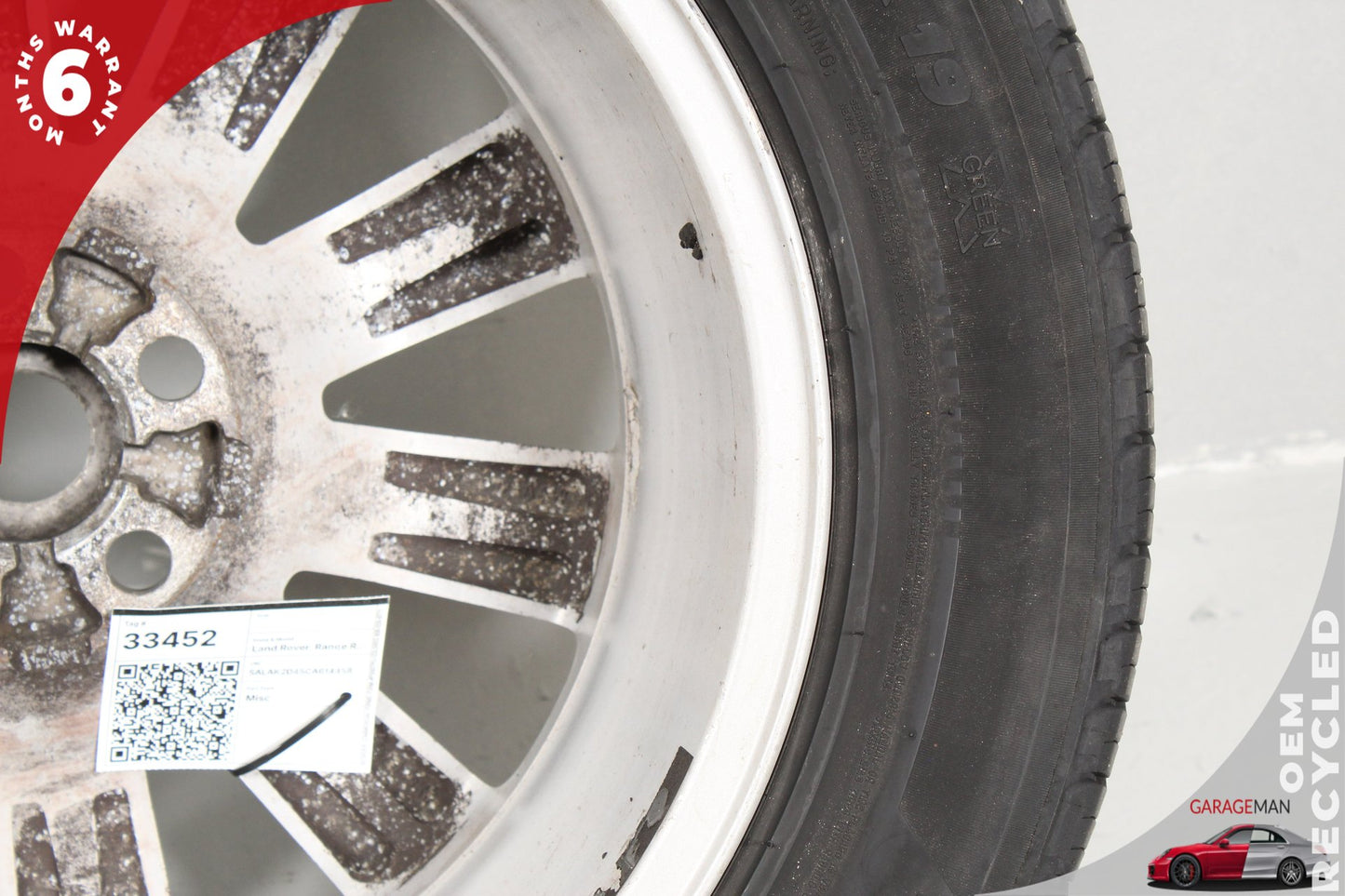 2010-2016 Land Rover LR4 Wheel Tire Rim 8Jx19EH2+53 CD242CDWU9GRA OEM