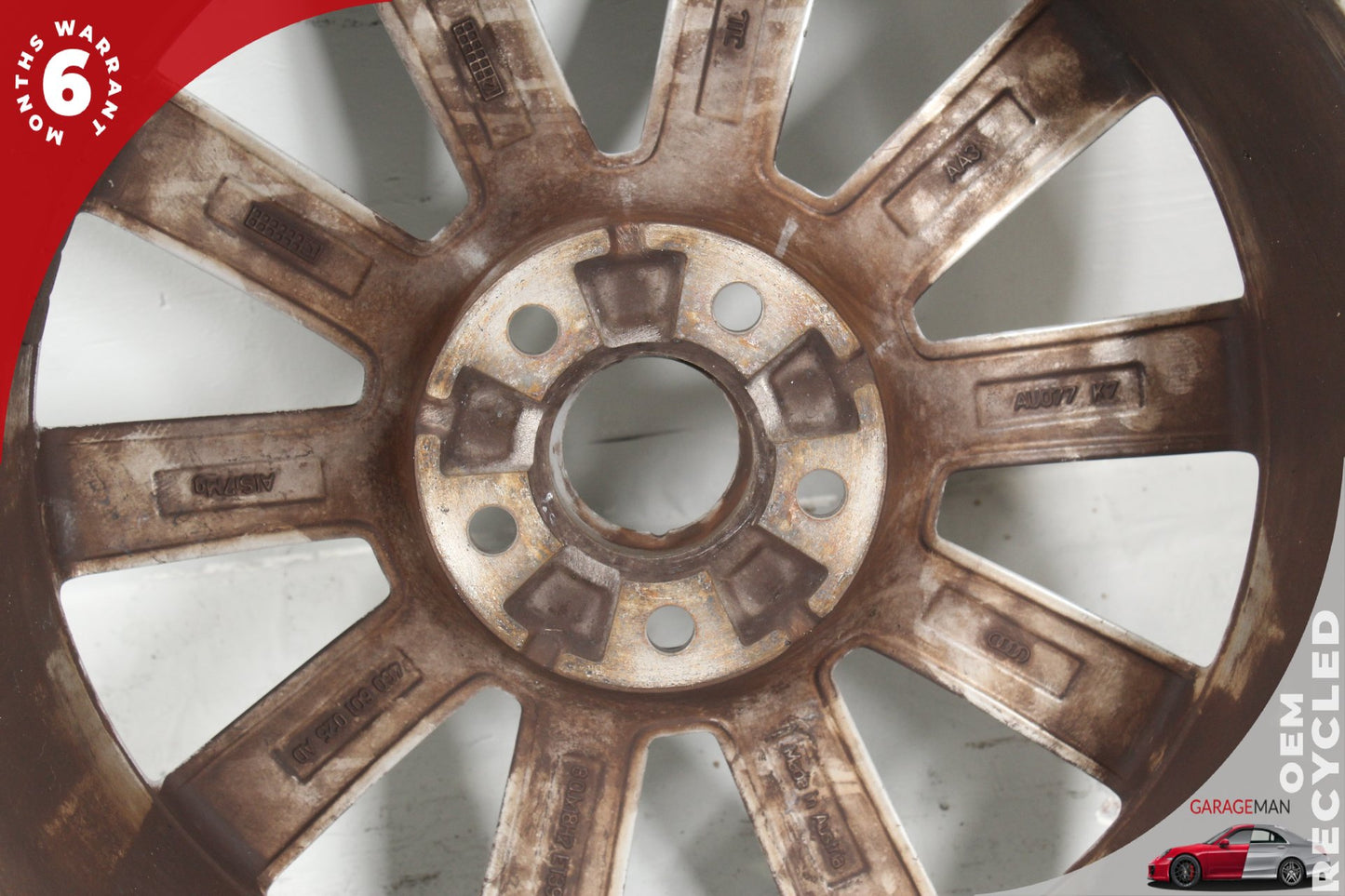 2012-2018 Audi A6 S6 Wheel Rim 10 Spoke 8.0JX18H2 ET39 4G0601025AD OEM