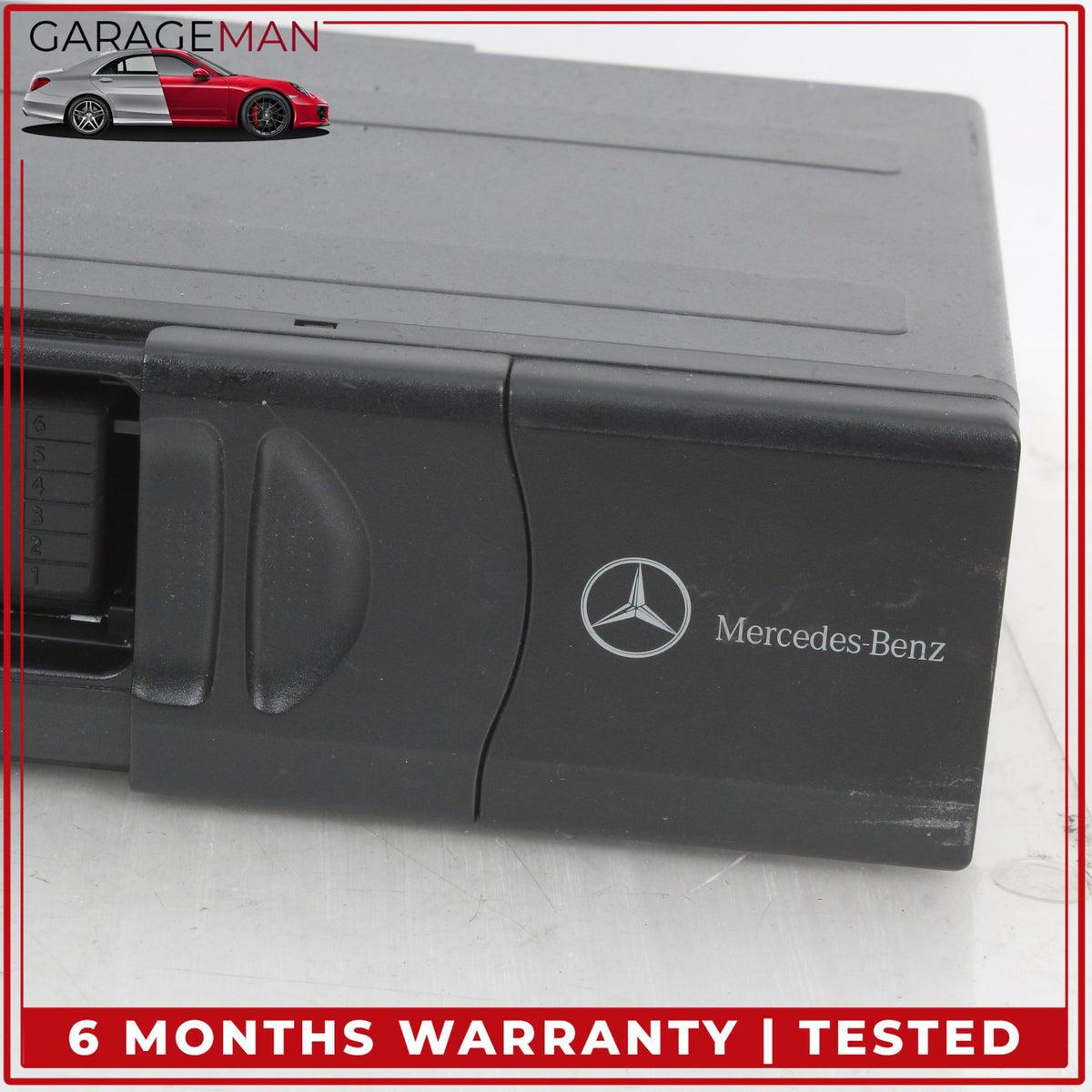 2005-2009 Mercedes R230 SL500 CLK500 CD Changer 6 Disk Player 2038703389 OEM