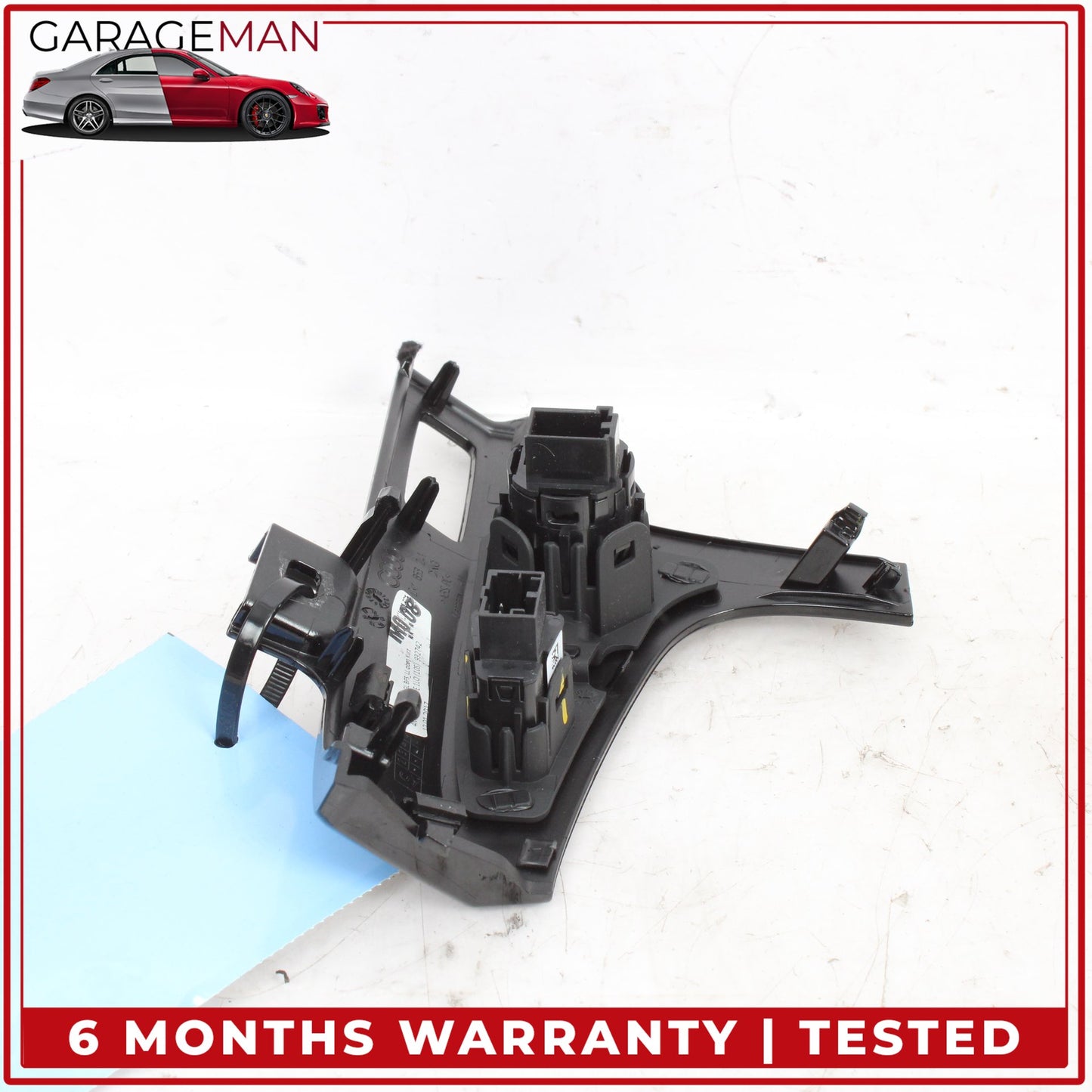 2017-2019 Audi Q7 Engine Start Stop Ignition Switch w/ Trim 4M1853241 OEM