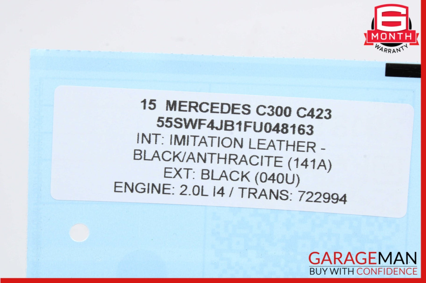 2015-2020 Mercedes-Benz C300 Front Right Window Regulator Motor 2059060113 OEM