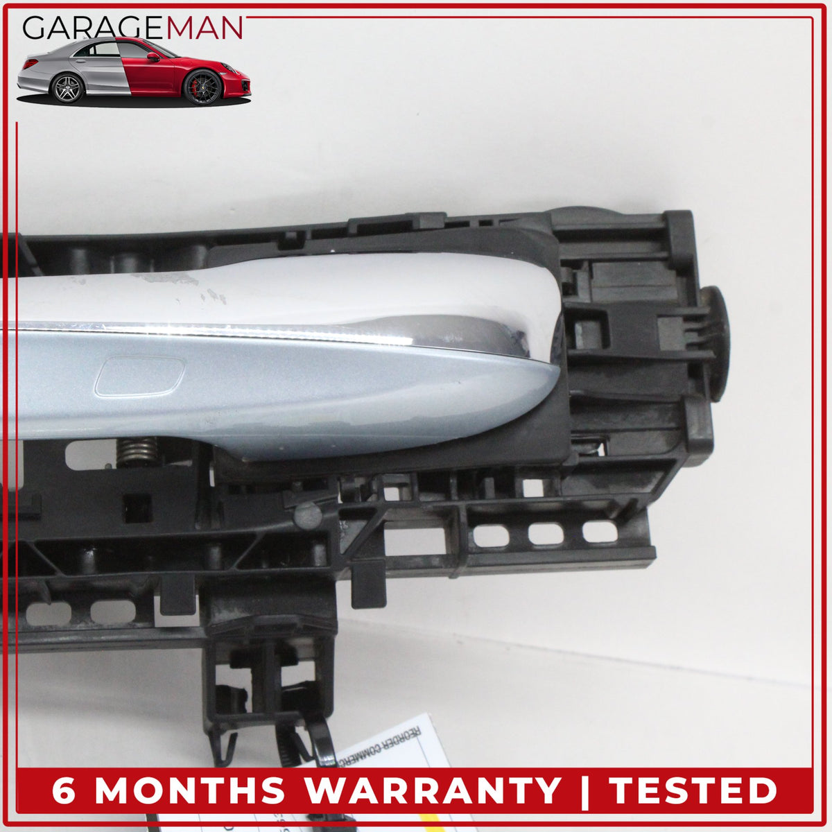2015-2020 Mercedes W205 C300 Rear Left Side Exterior Door Handle Silver OEM