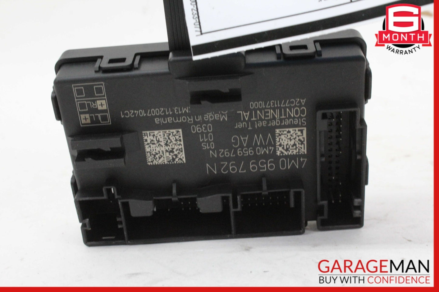 2018-2024 Audi A4 B9 Sedan Right Front Door Control Module 4M0959792N OEM