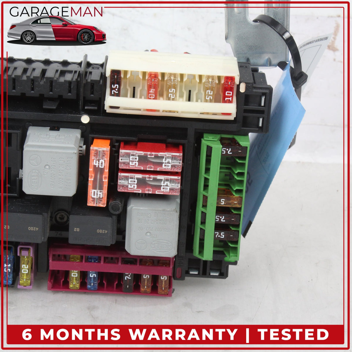 2010-2018 Mercedes W212 E400 Rear SAM Relay Junction Fuse Box Module OEM
