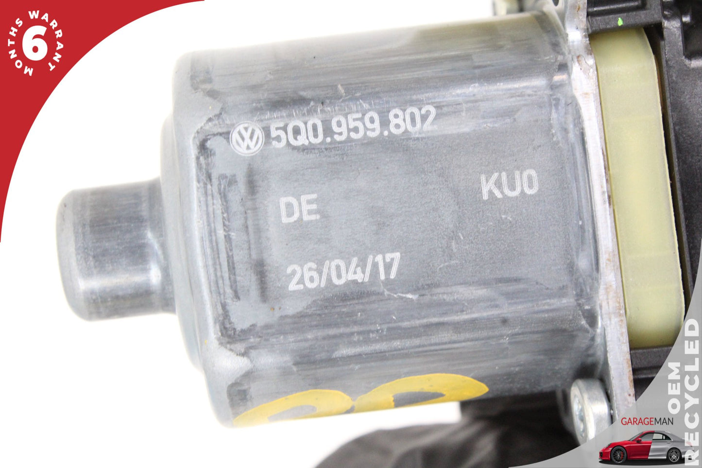 15-24 Audi A3 8V Sedan Rear Right Window Regulator Motor 0130822712 Genuine