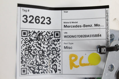 2013 Mercedes-Benz S550 W221 Sedan Rear Left Side Quarter Airbag 2218600505