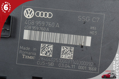 2012-2018 Audi A6 C7 Sedan Front Left Driver Seat Control Module 4G8959760A OEM