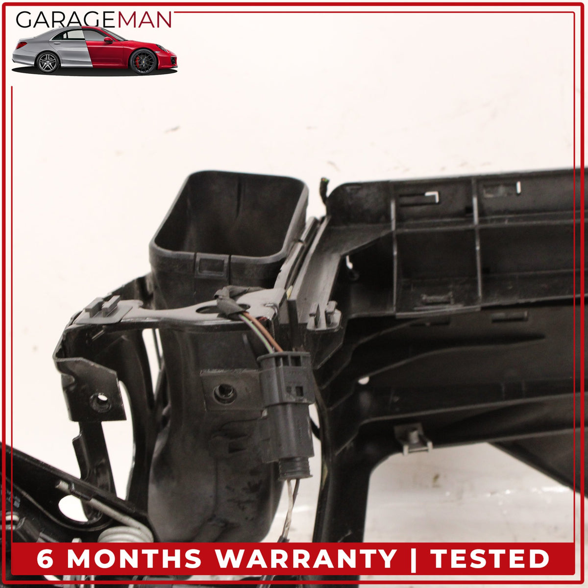 2009-2015 BMW 740i F01 Left Headlight Support Bracket Frame w/ Hood Latch OEM