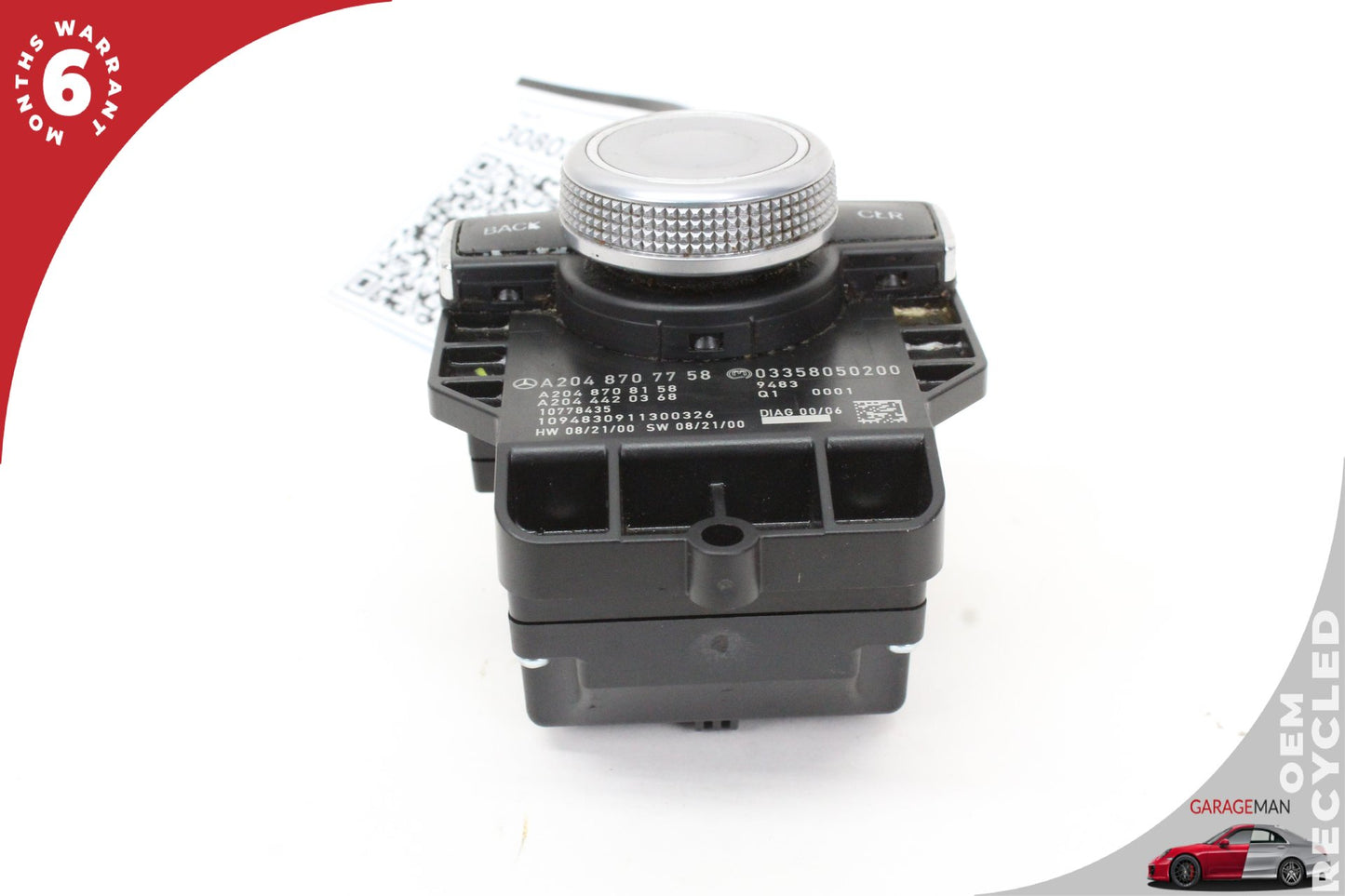 2008-2012 Mercedes W204 C300 Front Center Console Knob Controller Switch OEM
