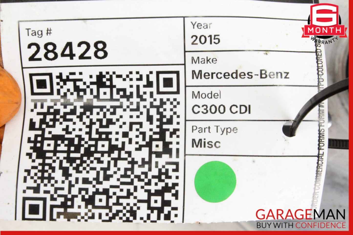 2015-2018 Mercedes-Benz C300 CDI Sedan Power Brake Booster 2054300030