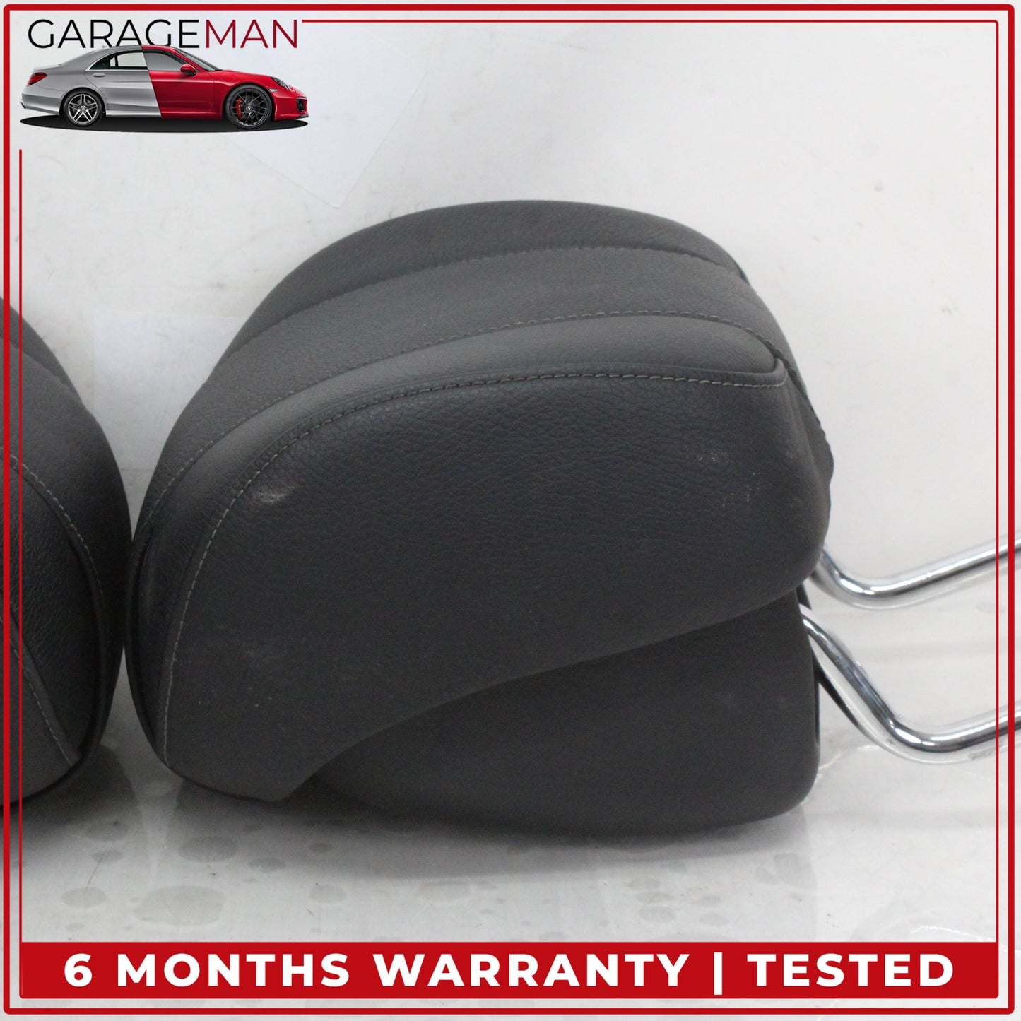 2014-2017 Mercedes W222 S550e Front Left and Right Side Seat Headrest Black OEM