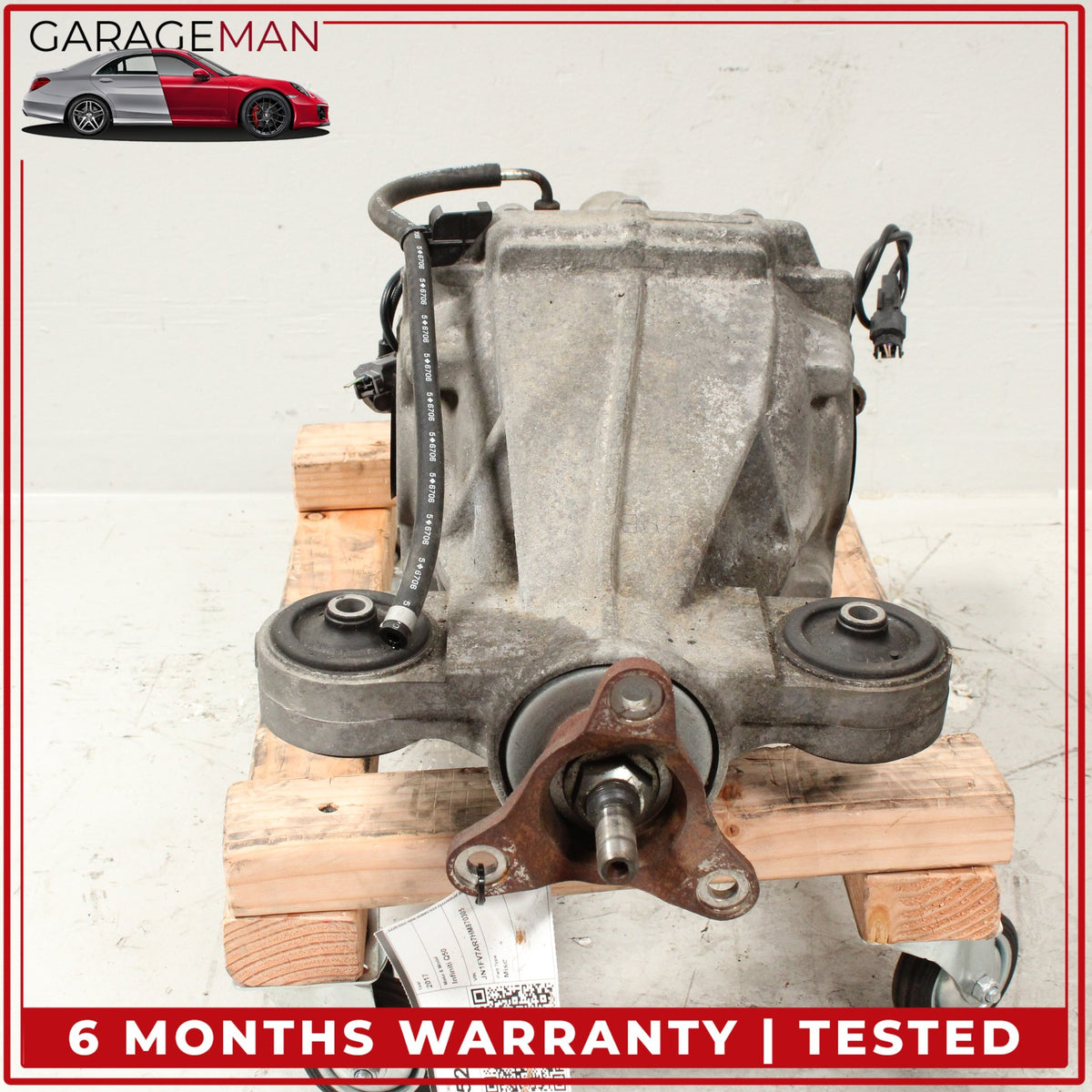 2016-2024 Infiniti Q50 Q60 4WD 3.0L Rear Differential Carrier 383014GD3A OEM