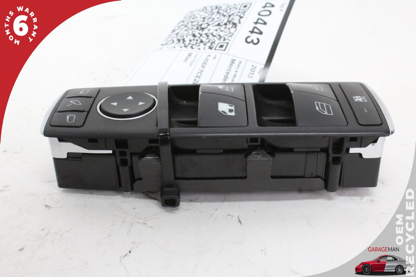2013-2019 Mercedes X166 GL450 Front Left Side Window Switch 1669054400 OEM