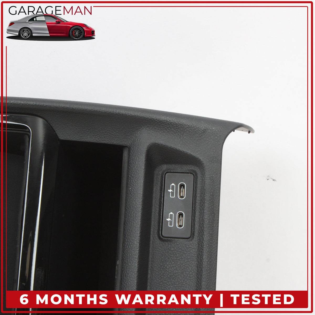 2017-2023 BMW 530e G30 Rear Center Console A/C Air Vent w/ Dual USB Port OEM