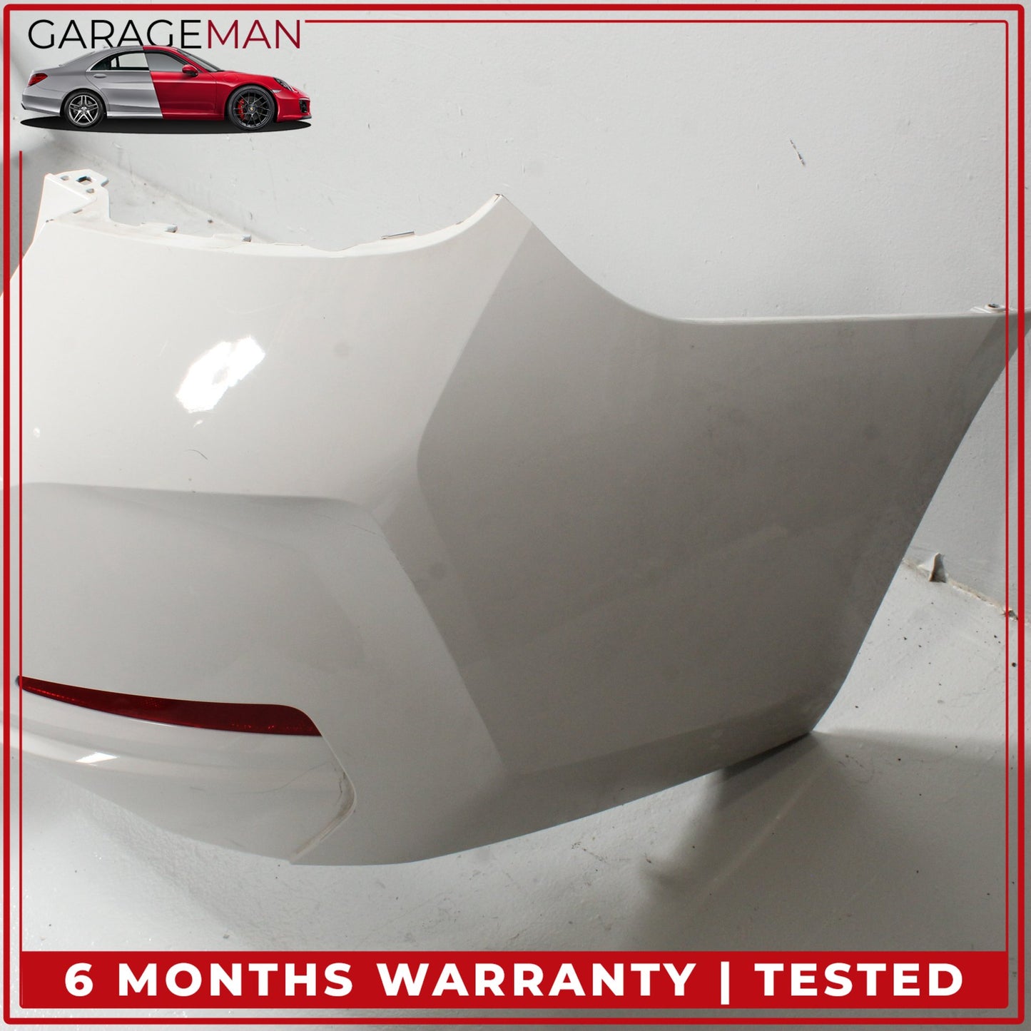 2019-2025 BMW 330i M340i Rear Bumper Cover Assembly White 51125A69624 OEM