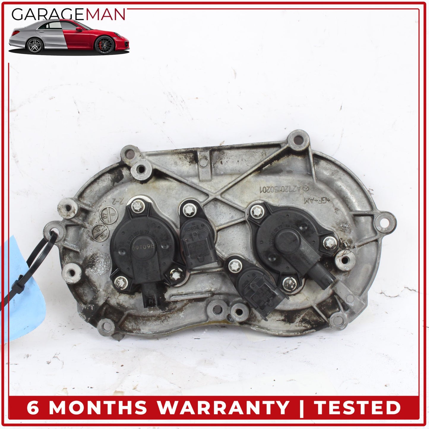 2005-2013 Mercedes W211 E350 Left Engine Timing Chain Cover Plate 2720150201 OEM