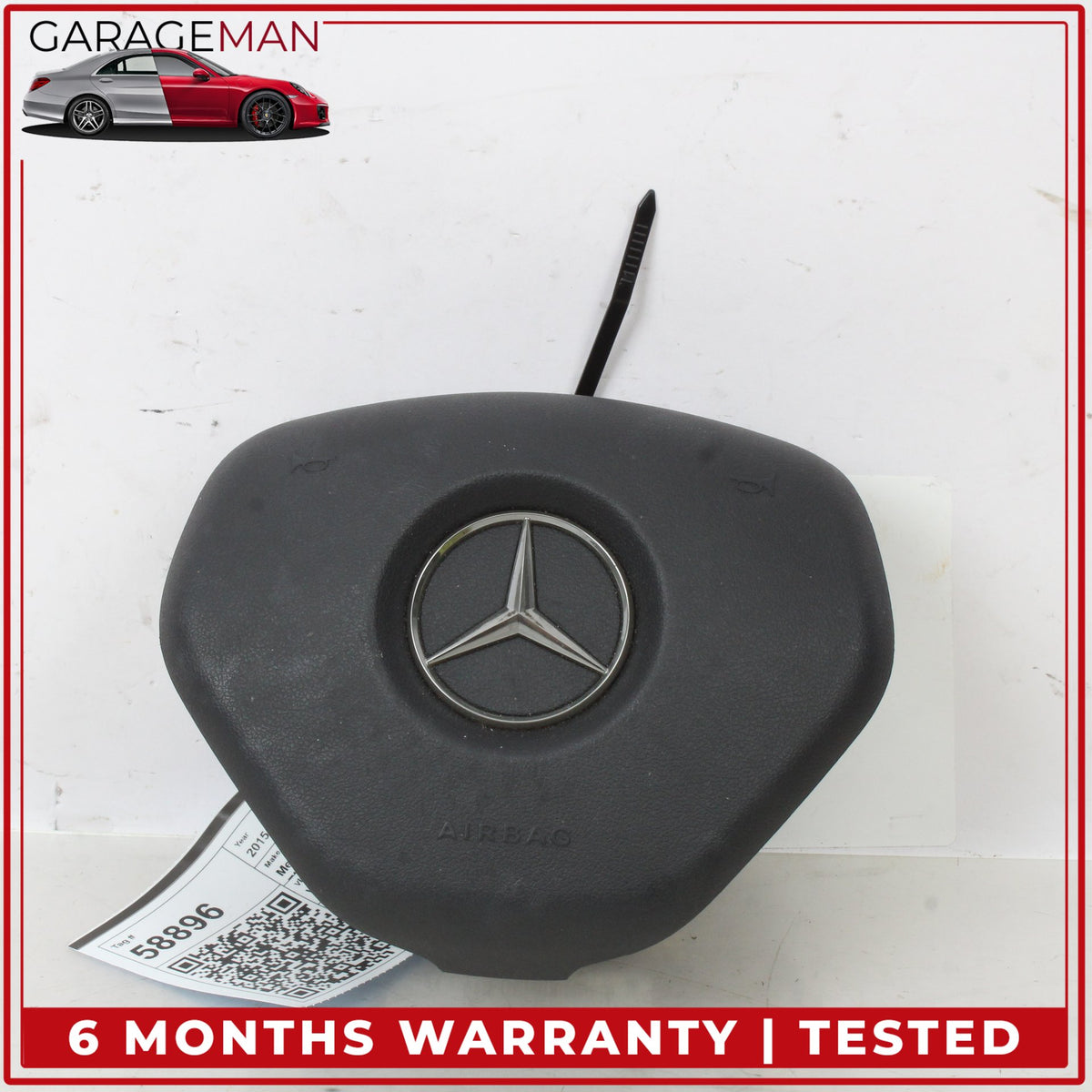2012-2017 Mercedes W242 B Electric Drive Front Left Steering Wheel Airbag OEM