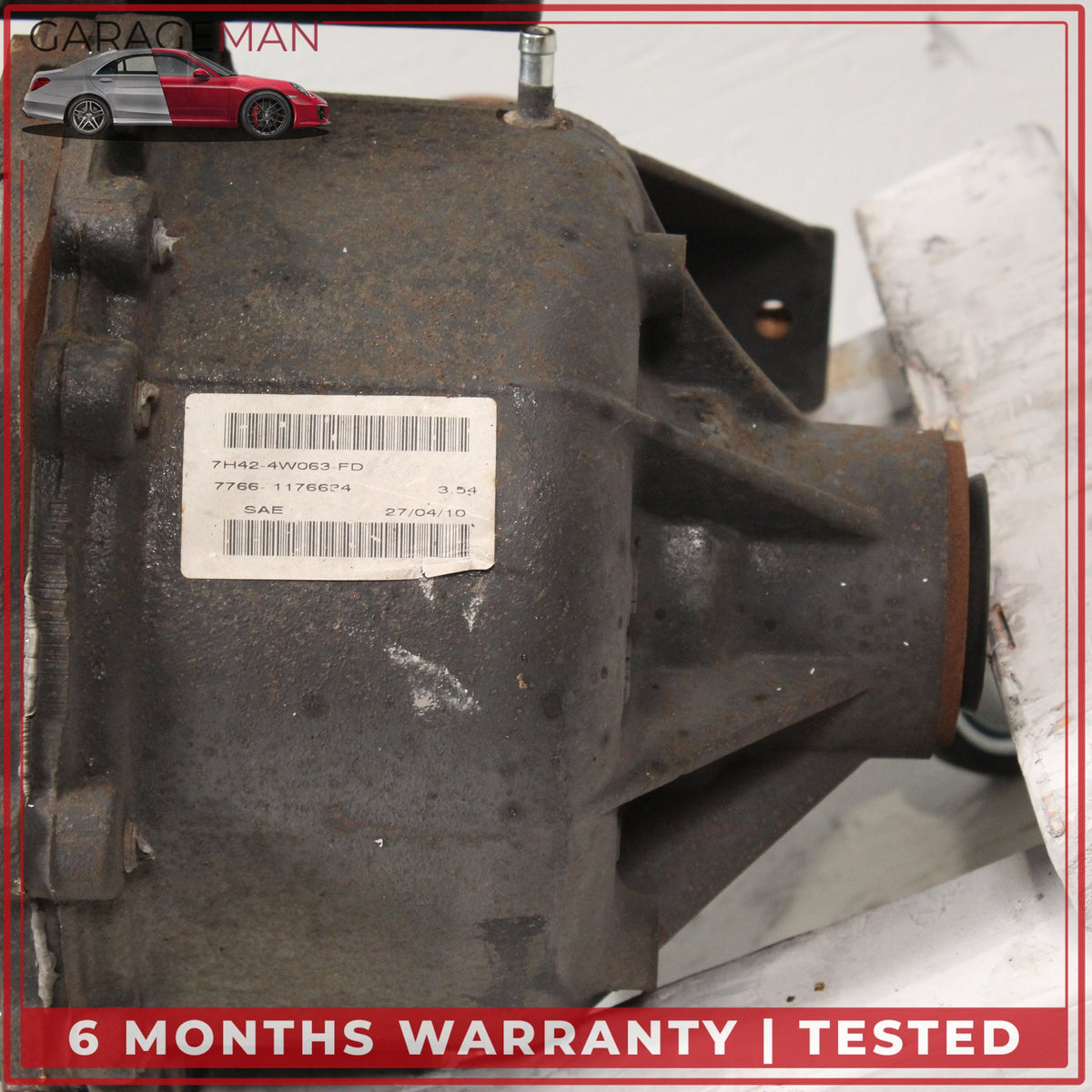 2010-2012 Range Rover L322 4WD Rear Differential Carrier 3.54 7H424W063FD OEM