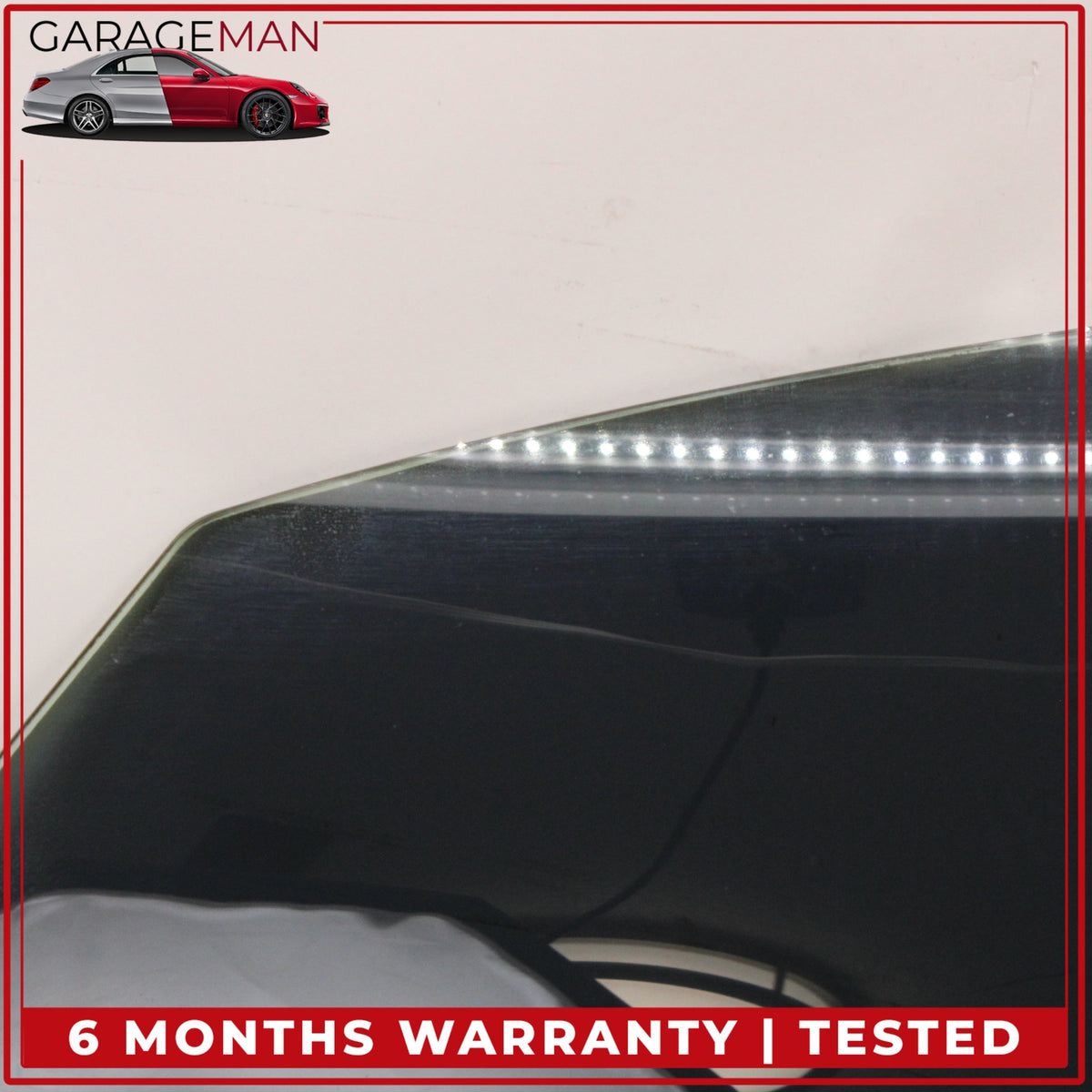 2011-2018 Audi A8 Rear Right Passenger Side Door Window Glass 4H4845026G OEM