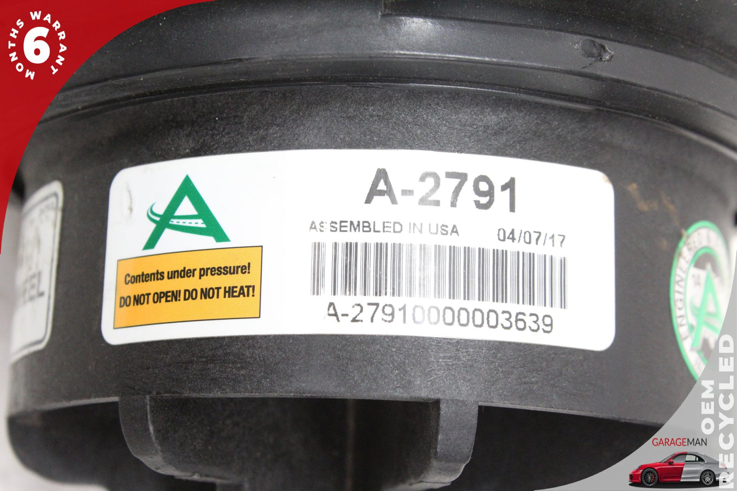 2010-2018 Mercedes W212 E500 CLS550 E350 Rear Left Side Air Bag Shock A-2791 OEM