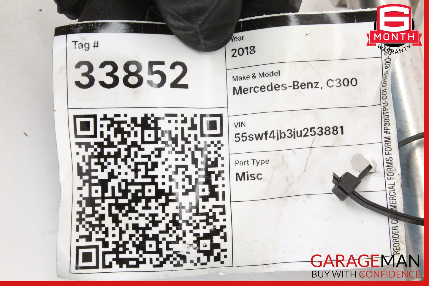 2015-2023 Mercedes W205 C300 W213 E300 M274 Fuel Rail Line w/ Injectors OEM