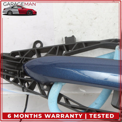 2017-2024 BMW X3 X4 M550i Rear Right Side Exterior Door Handle Blue Metallic OEM