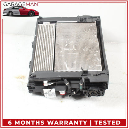 2010-2019 BMW 650i Engine Cooling Radiator Fan Motor AC Condenser Assembly OEM